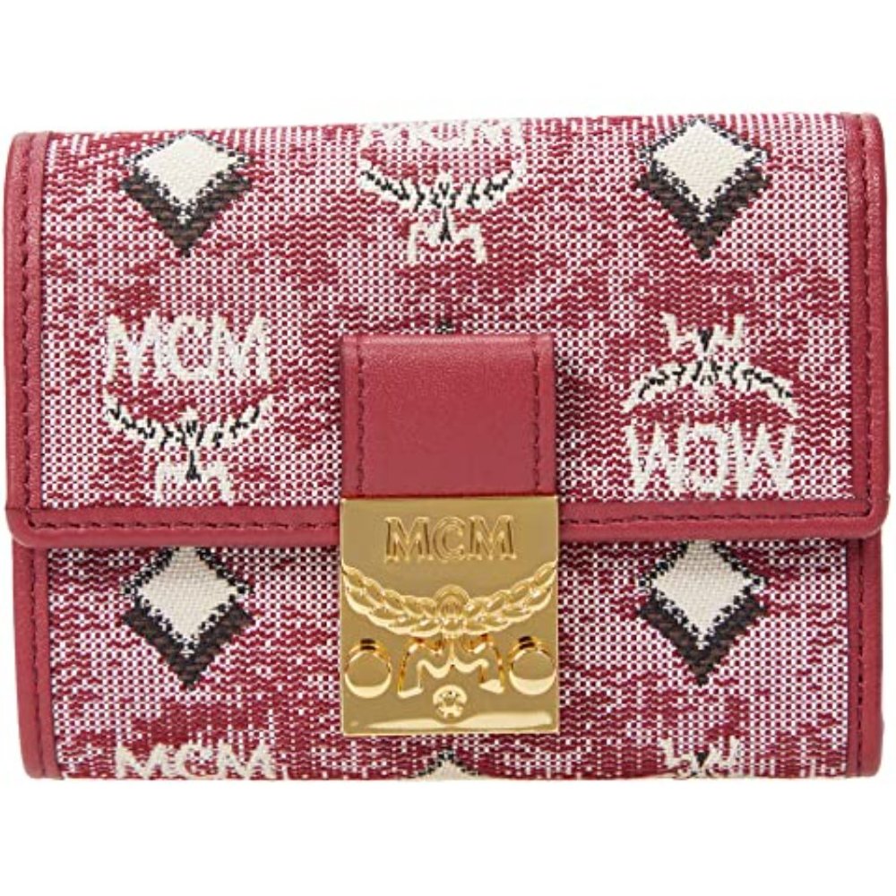 MCM Vintage Jacquard Small Tote & Jacquard Mini Trifold Wallet - Picture 8 of 16